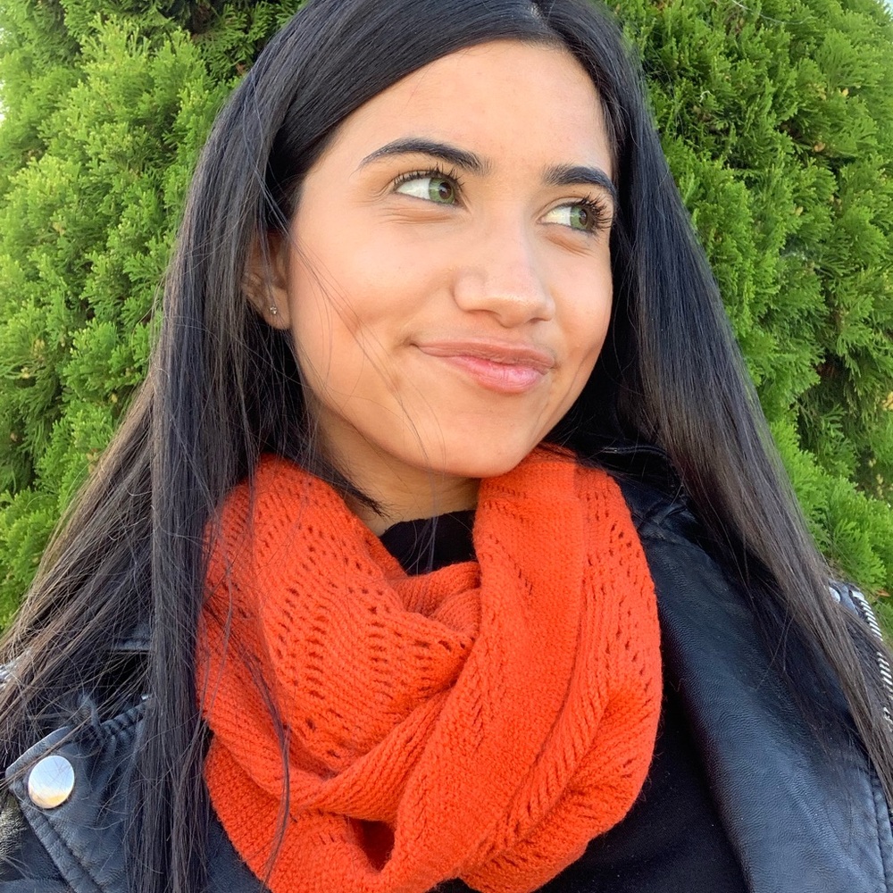 Orange scarf